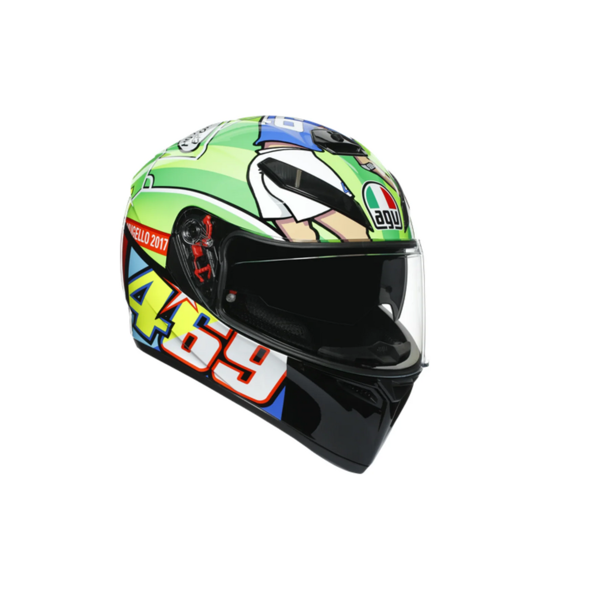 Casco AGV K3 sv Top Rossi Mugello 2017 | Ururacer
